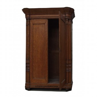 Antique Side Cabinet with double columns