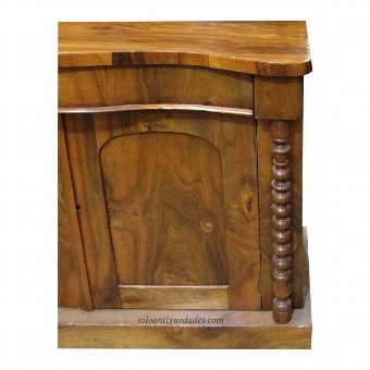 Antique Wooden sideboard with turned columns