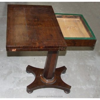 Antique Wood game table