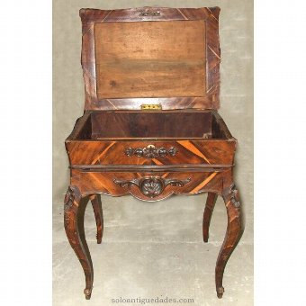 Antique Empire style table jeweler
