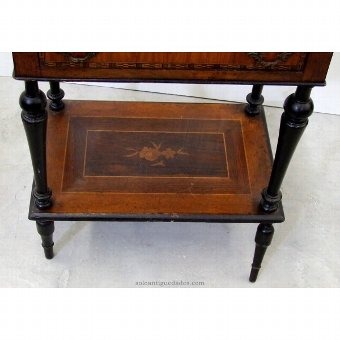 Antique Sewing table with inlay