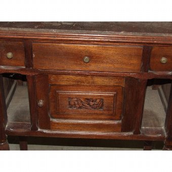 Antique Wood Nightstand, Regency