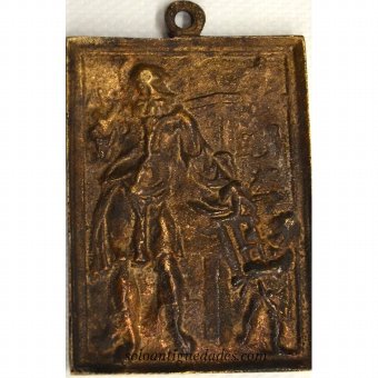 Antique Gilt bronze medal