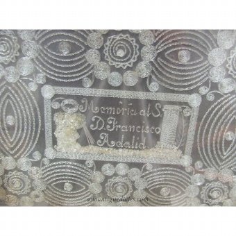 Antique Embossing on glass