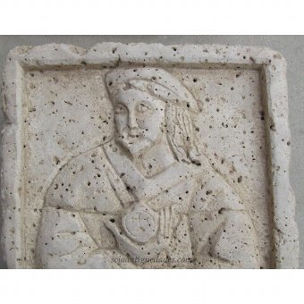 Antique High-relief in limestone