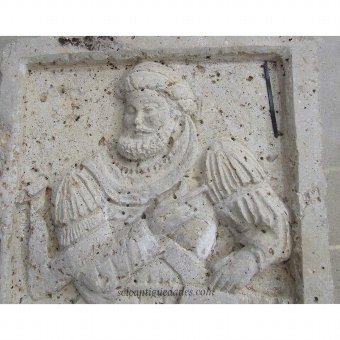 Antique Relief on limestone biblical character