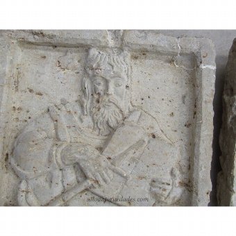Antique Relief on limestone biblical character