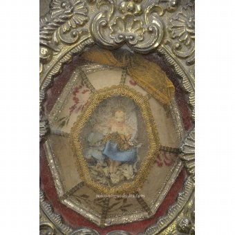 Antique Relief with baby Jesus