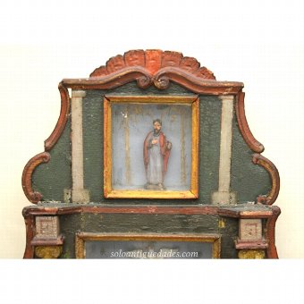 Antique Terrain wooden altar decorated