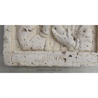 Antique Bible character Relief