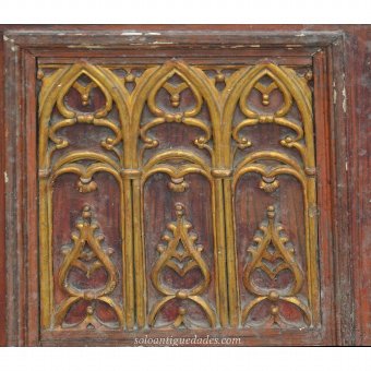 Antique Relief on polychrome wood