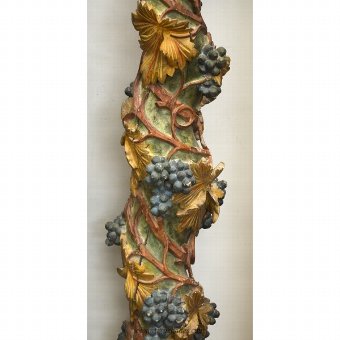Antique Solomonic column with vines