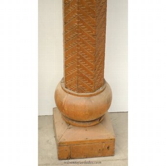 Antique Column with geometric