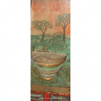 Antique Panel - niche with vegetal decoration