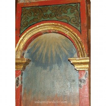 Antique Panel - niche with vegetal decoration