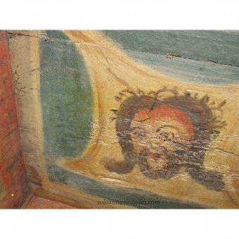 Antique Niche with Calvary scene