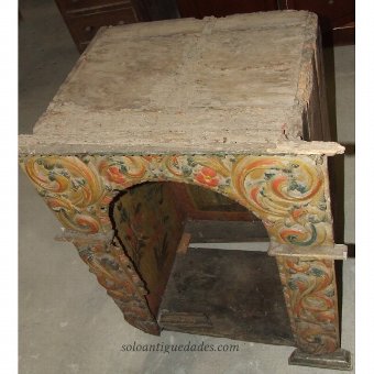 Antique Niche with Calvary scene