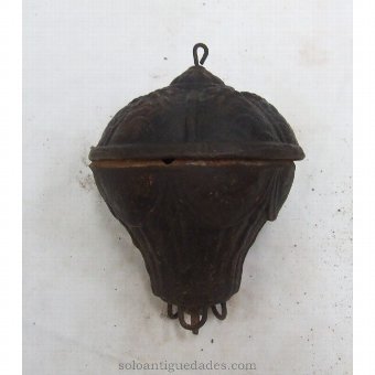 Antique Iron weight shaped top