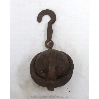 Antique Cylindrically shaped weight made of iron