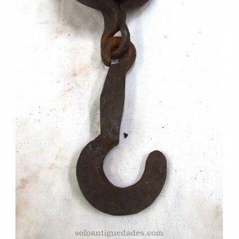 Antique Cylindrically shaped weight made of iron