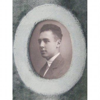Antique Photo portrait of male