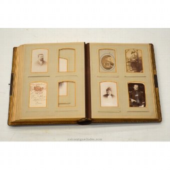 Antique Photo album with leather covers