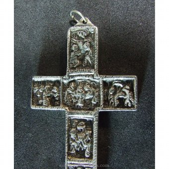 Antique Silver cross landscapes of the Bible