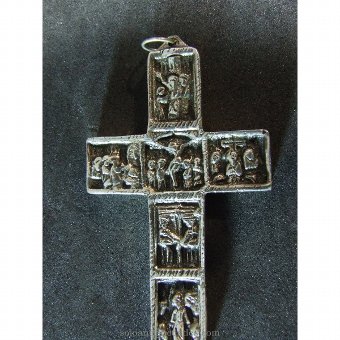 Antique Silver cross landscapes of the Bible