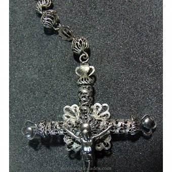 Antique Latin Cross Filigree