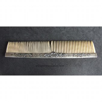 Antique Silver Comb