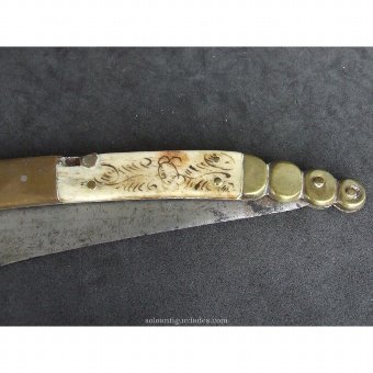 Antique Knife decorated