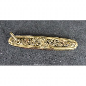 Antique Gilt bronze knife