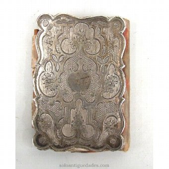 Antique Engraved silver Agenda