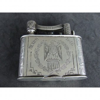 Antique Silver lighter. With inscription: "MEXICO 1946".