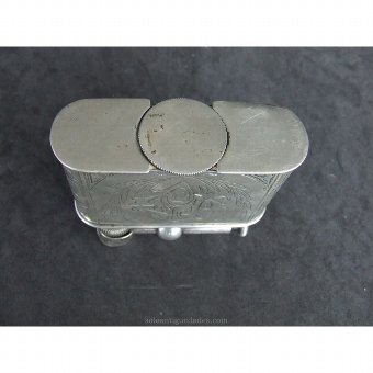 Antique Silver lighter. With inscription: "MEXICO 1946".