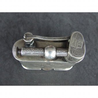 Antique Silver lighter. With inscription: "MEXICO 1946".