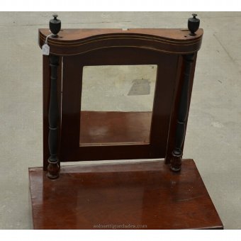 Antique Vanity mirror comprises two elements pivotal
