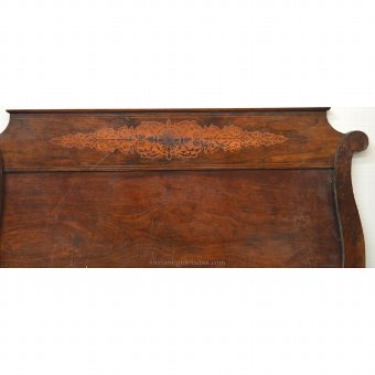 Antique Old headboard decorated