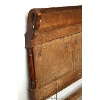 Antique Wood Headboard Queen Anne