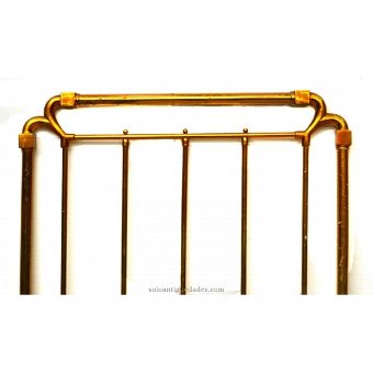 Antique Old gold headboard