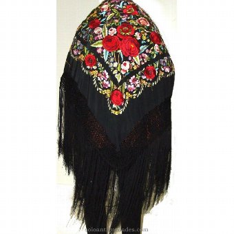 Antique Silk shawl