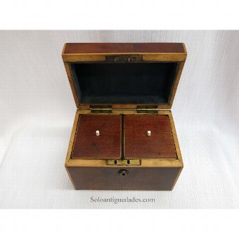 Antique Simple inlaid collection box