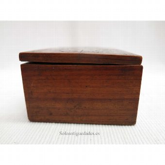 Antique Rosewood box collection with geometric