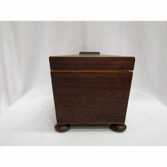 Antique Antigua rosewood tea box