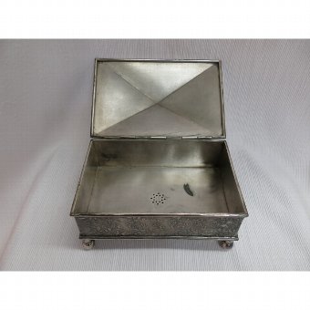 Antique Metal box for storing cigars