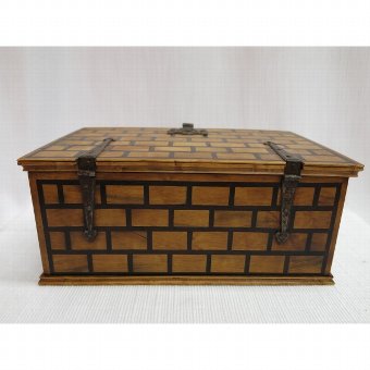 Antique Collection box with iron lock