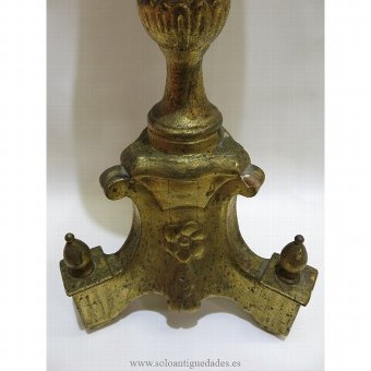 Antique Wooden Candle eighteenth century