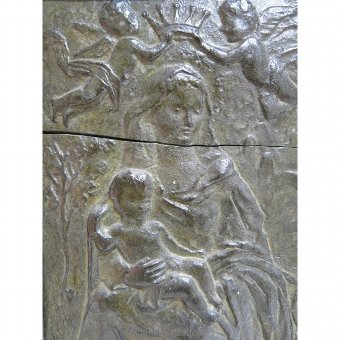 Antique Terracotta Triptych
