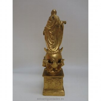 Antique Figure of the Immaculate in bronze
