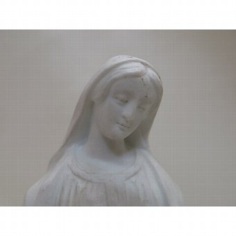 Antique Virgin on pedestal